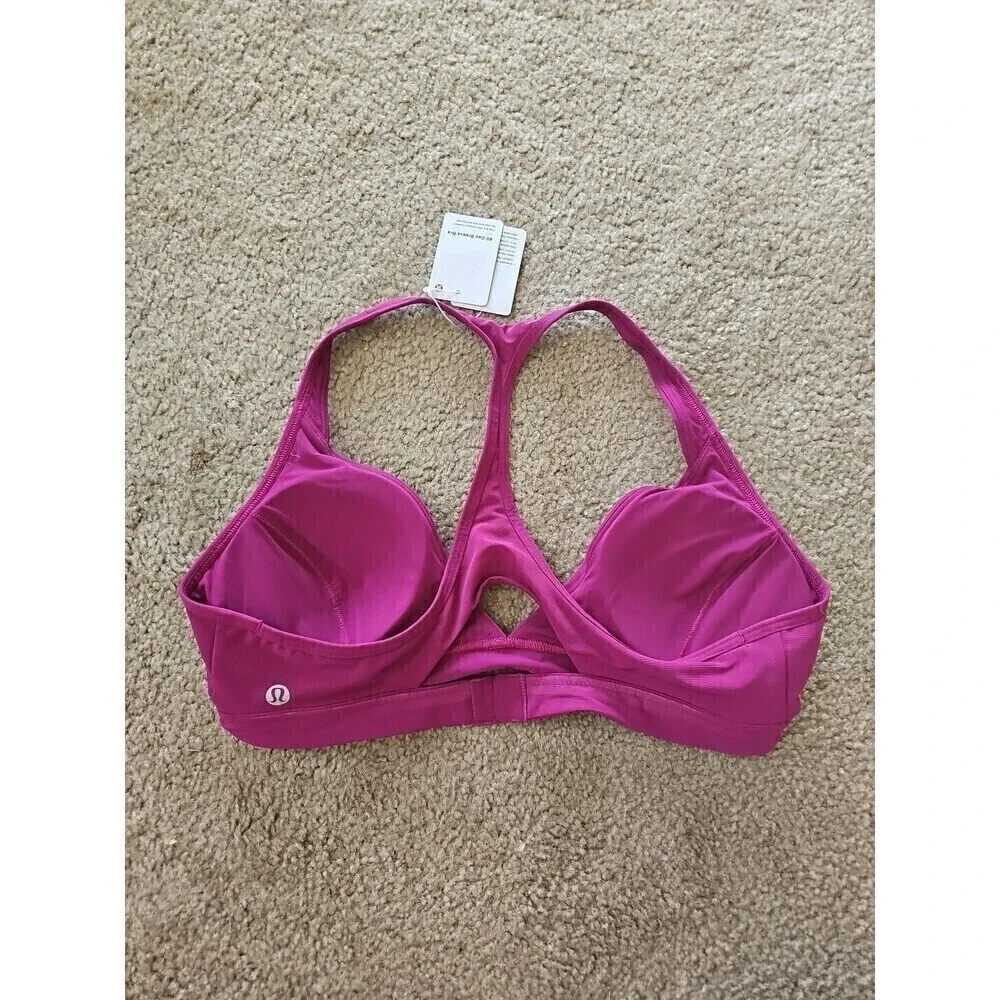 Lululemon Women's All Day Breeze Bra - Magenta Purple - Size 2 NEW $48